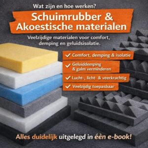 E-book schuimrubber & Akoestiek
